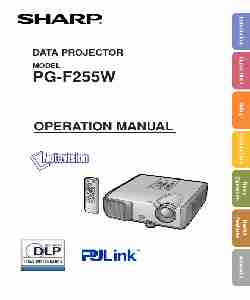 Sharp Projector PG-F255W-page_pdf